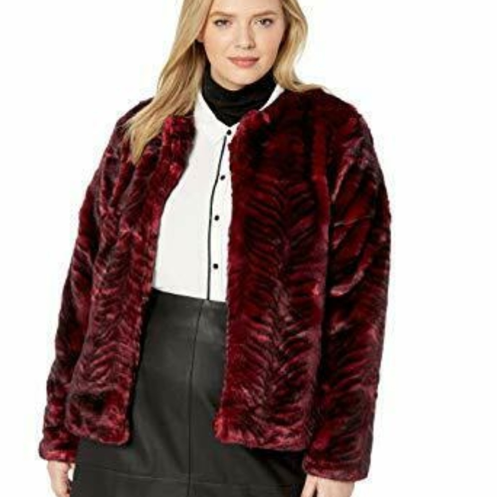 Junarose Women's Long Sleeve Plus Gilli Short Coat